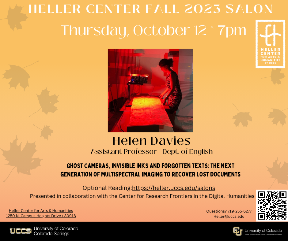 Heller Center 2023 Fall Salon Series