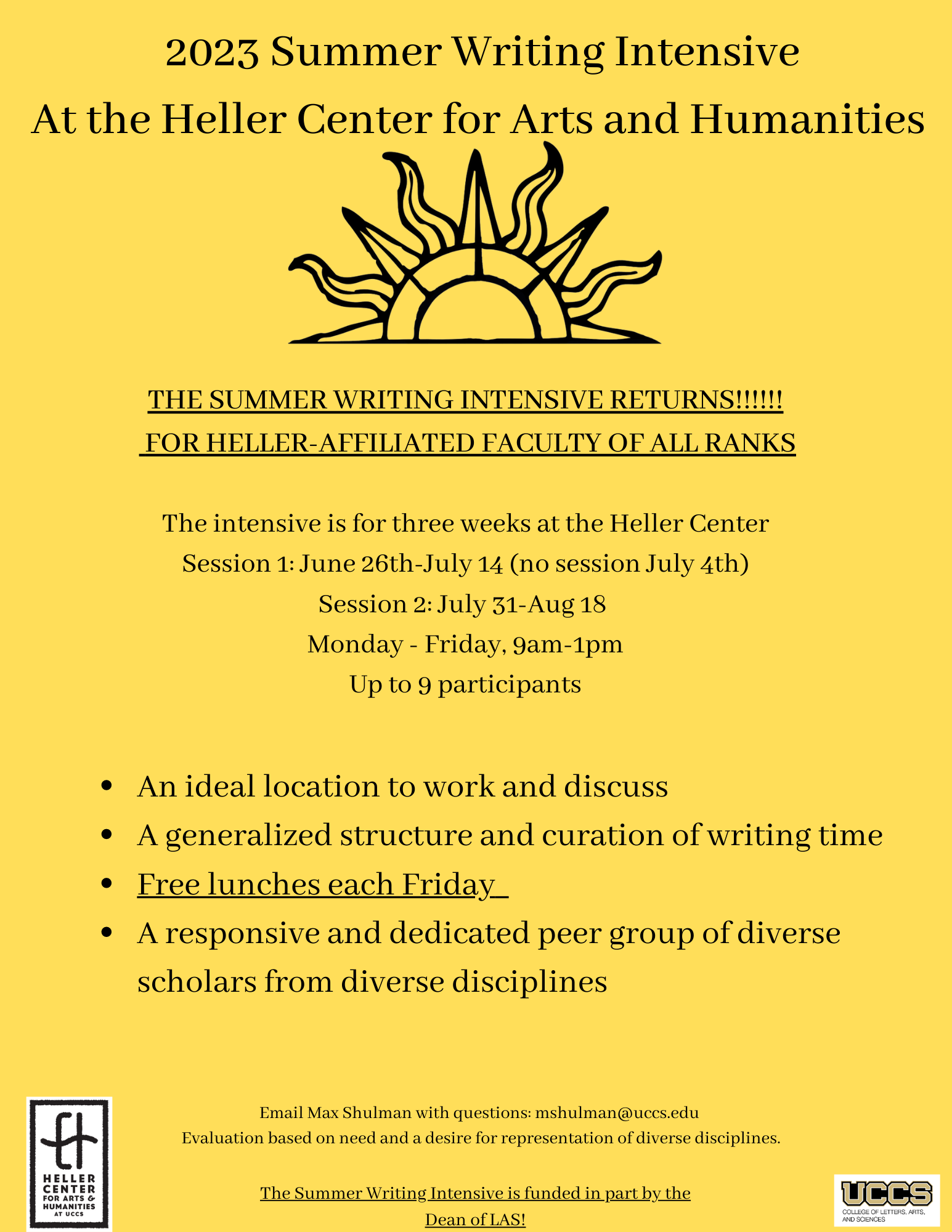 Summer writing intensive 