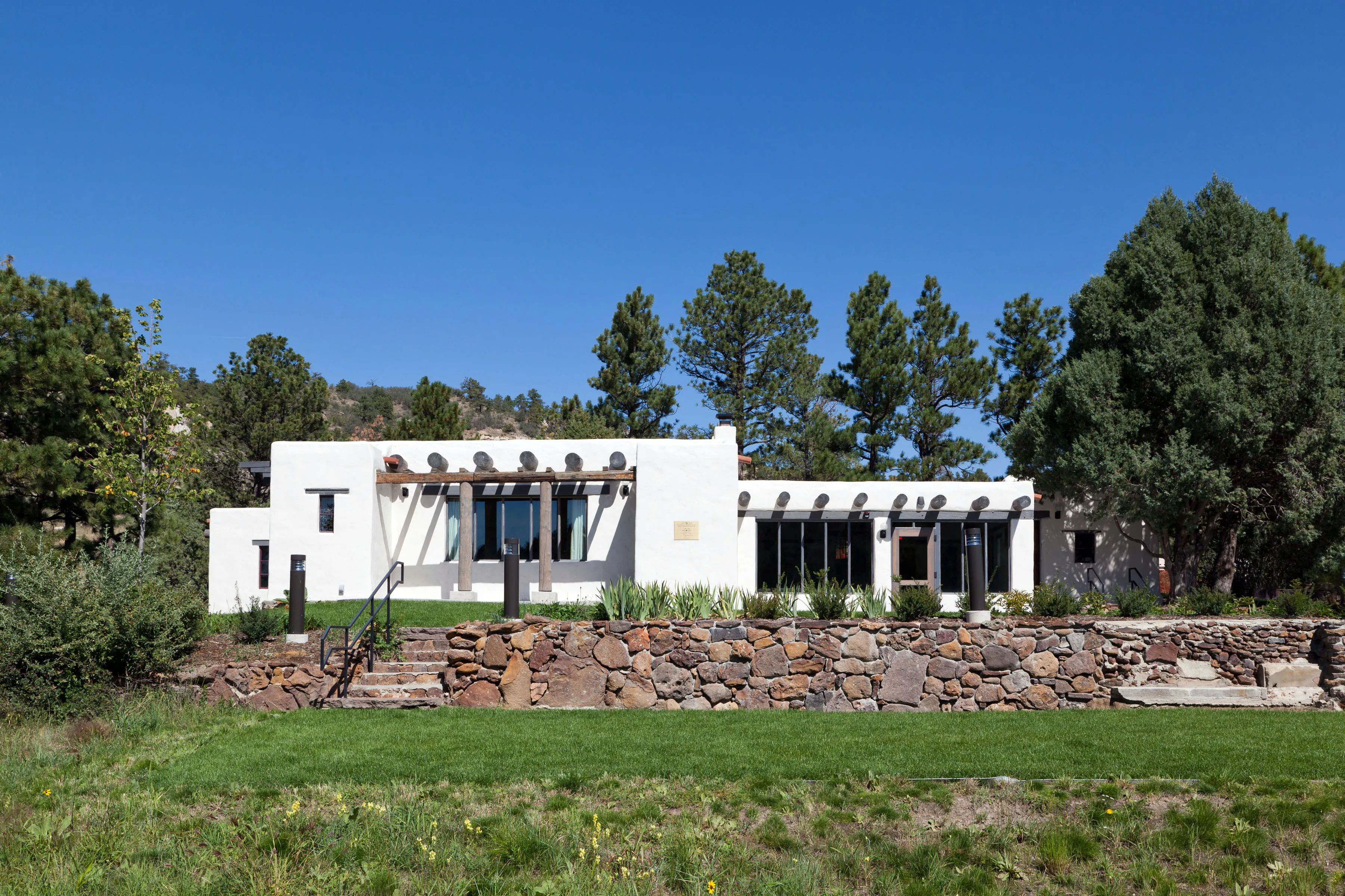 Exterior of the Heller Center building